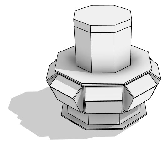 Крышный вентилятор дымоудаления с выбросом вверх ВКР-ДУ-В